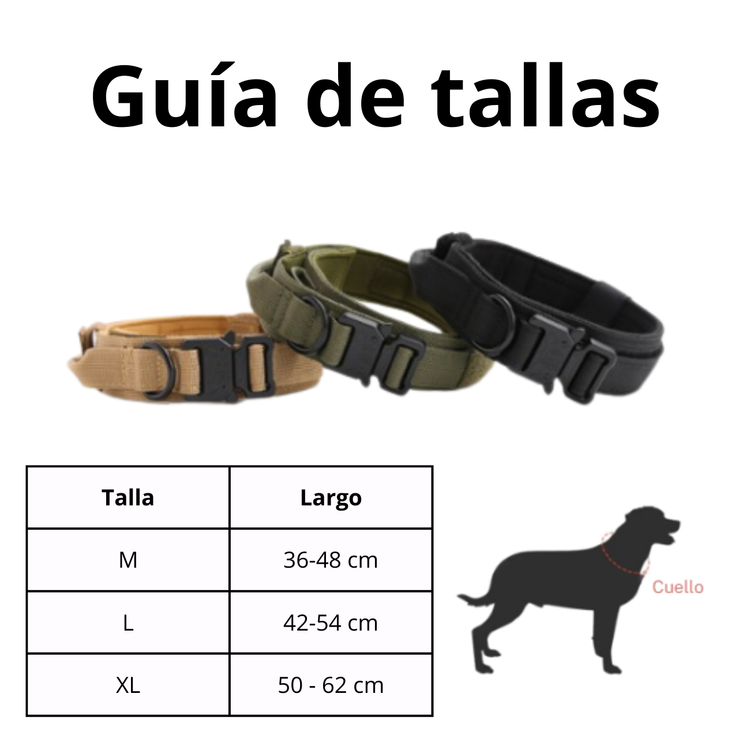 Collar táctico para perros