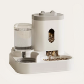 Alimentador automatico comida y agua Gris