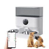 Comedero Automático WiFi con Cámara | Programable y Doble Plato – BYS