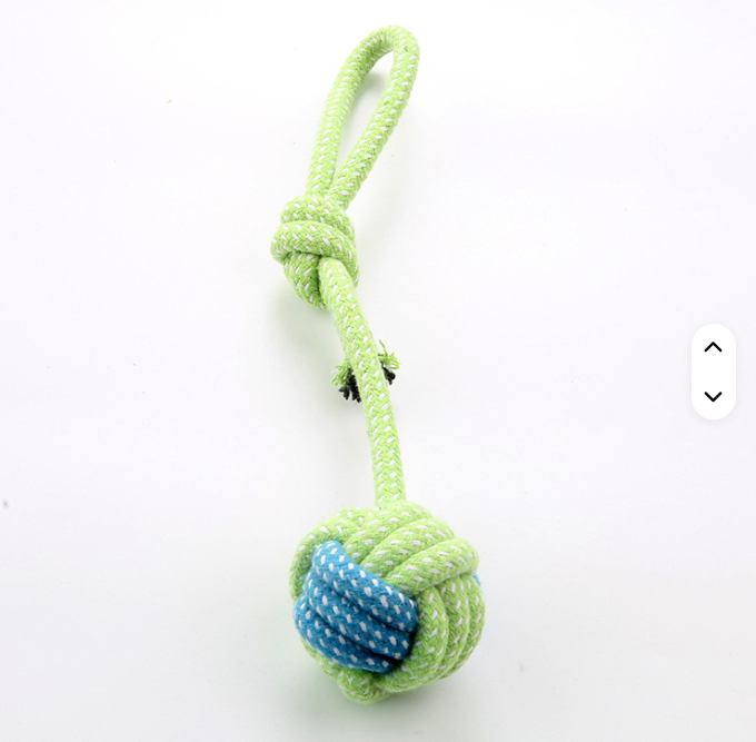 Juguete pelota cuerda nudo perro