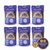 Arena Sanitaria de Sílica Cristal Premium para Gatos | 5L y Pack Ahorro 6 Bolsas – BYS