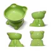 Plato Elevado Ergonómico para Mascotas | Ideal para Gatos y Perros Pequeños