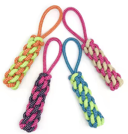 Imagen de producto Juguete pelota cuerda tipo trenza perro