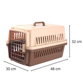 Jaula transportadora 48*32*30 Café