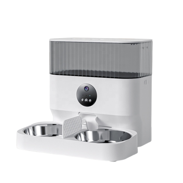 Comedero Automático WiFi con Cámara | Programable y Doble Plato – BYS
