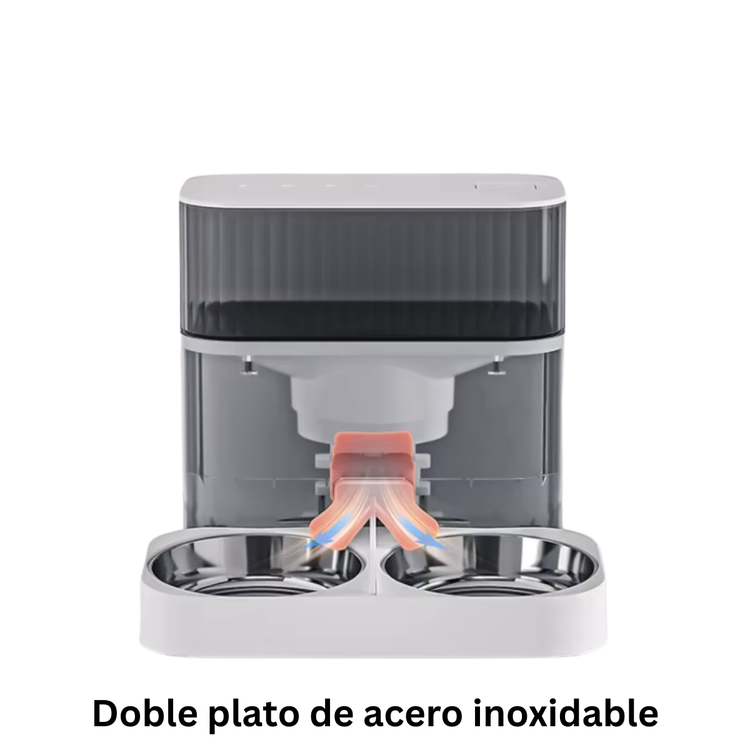Comedero Automático WiFi con Cámara | Programable y Doble Plato – BYS