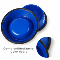 bowl para perro grande diseño hueso acero inoxidable plato resistente comida mascotas caracteristicas