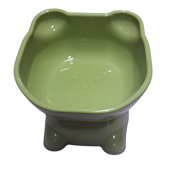 Plato Elevado Ergonómico para Mascotas | Ideal para Gatos y Perros Pequeños