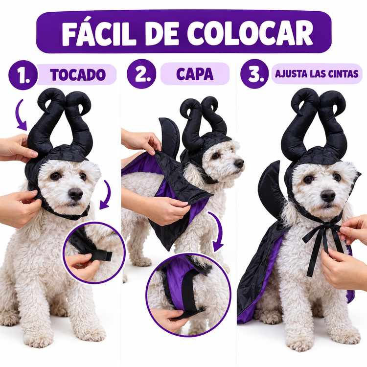 Instrucciones disfraz halloween perro