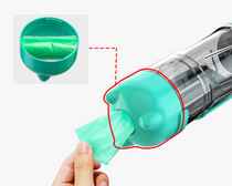 Imagen de producto Botellón multifuncional 4 en 1 para mascotas 
300ml agua + bolsa heces + comida Calipso