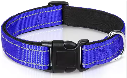 Imagen de producto Collar Reflectante Ajustable Para Perros S Azul