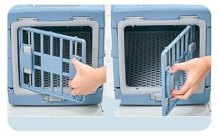 Imagen de producto Jaula Transportadora Plegable 48*39*32cm Azul