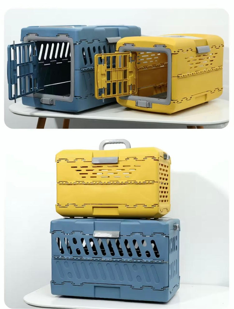 Imagen de producto Jaula Transportadora Plegable 48*39*32cm Azul